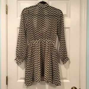 Forever21 Chevron Pattern Dress